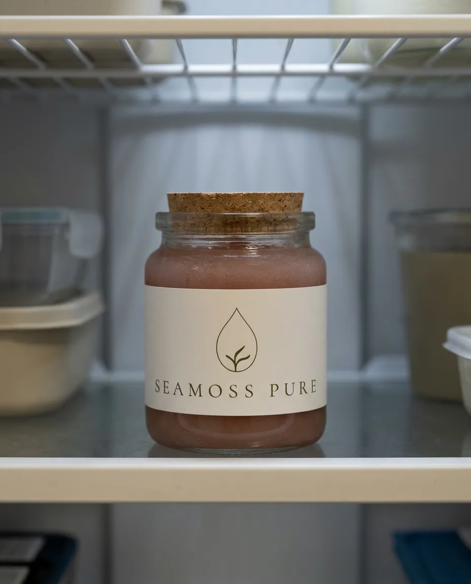 Jar in a fridge